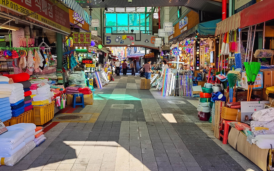 Marché Gukje à Busan - Guide de voyage Corée du sud - Projet Corée