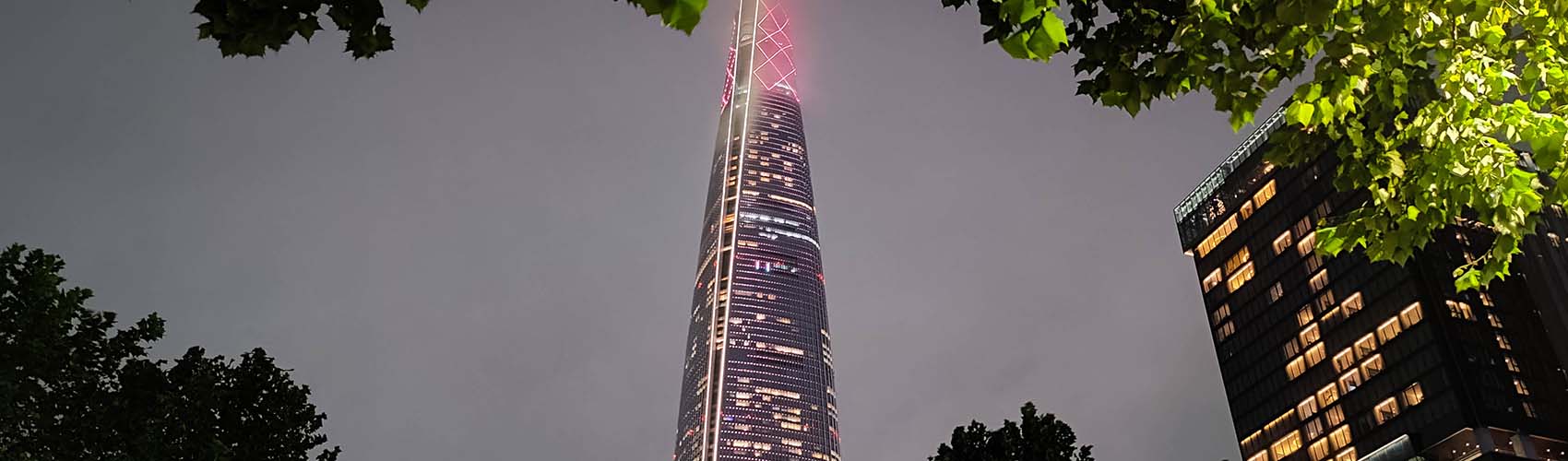 La tour Lotte World Tower à Séoul en Corée du sud